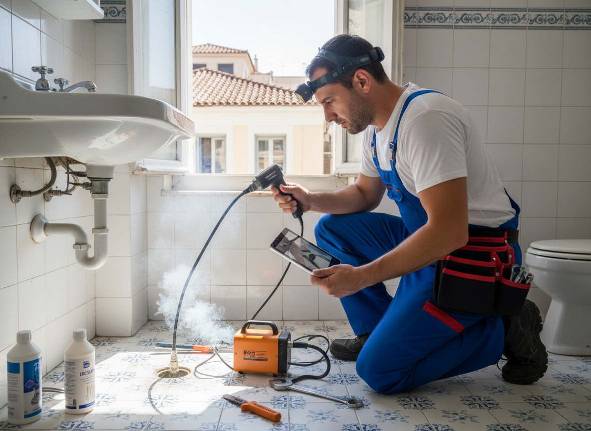 Drain Gurgling and Odor Diagnosis in Athens